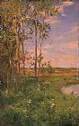 Walter Paintings - At the Edge of the Pond by Walter Launt Palmer